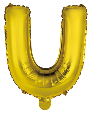 Letter A Gold Foil Balloon 35cm - Party Savers