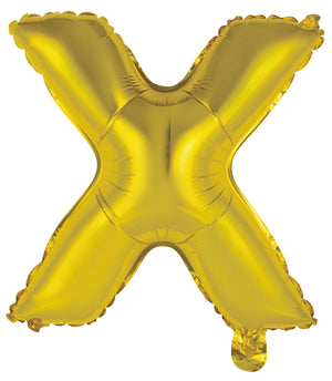 Letter A Gold Foil Balloon 35cm - Party Savers