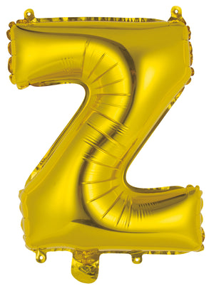 Letter A Gold Foil Balloon 35cm - Party Savers