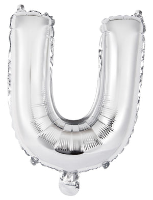 Letter A Silver Foil Balloon 35cm - Party Savers