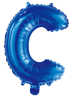 Letter H Royal Blue Foil Balloon 35cm - Party Savers