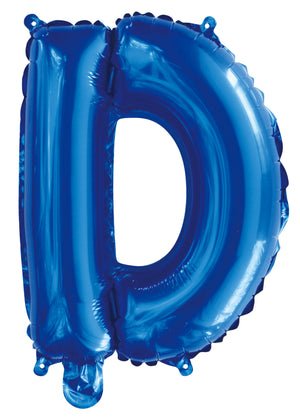 Letter H Royal Blue Foil Balloon 35cm - Party Savers