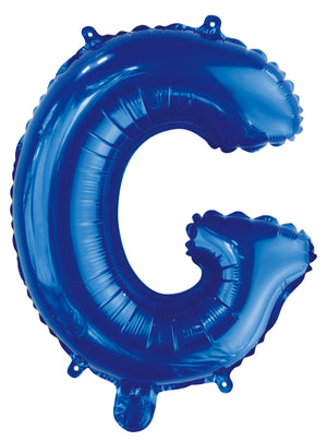 Letter H Royal Blue Foil Balloon 35cm - Party Savers