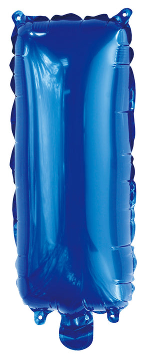 Letter H Royal Blue Foil Balloon 35cm - Party Savers