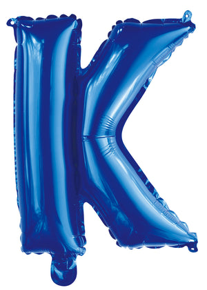 Letter H Royal Blue Foil Balloon 35cm - Party Savers
