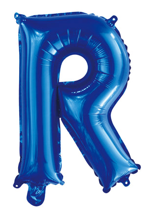 Letter H Royal Blue Foil Balloon 35cm - Party Savers