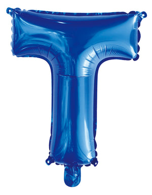 Letter H Royal Blue Foil Balloon 35cm - Party Savers