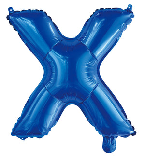 Letter A Royal Blue Foil Balloon 35cm - Party Savers