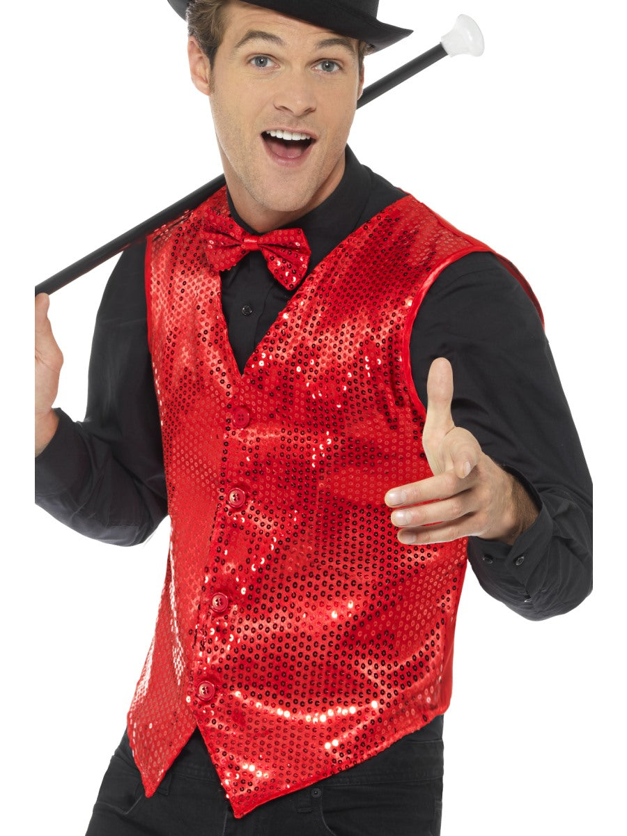Mens Costume - Sequin Waistcoat - Party Savers