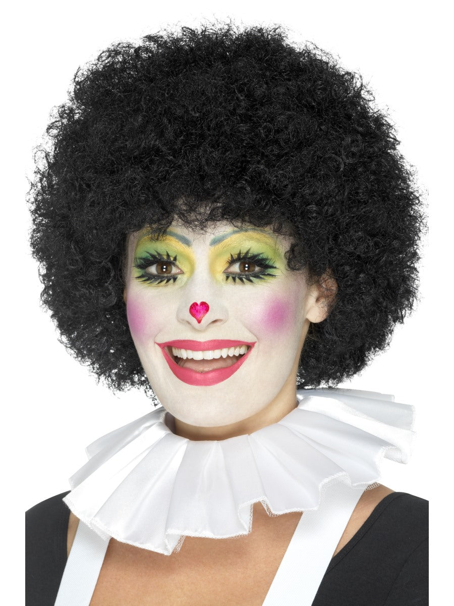 White Clown Neck Ruffle - Party Savers