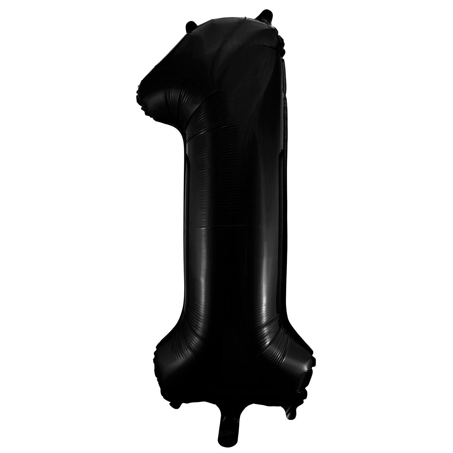 Number 1 Black Foil Balloon 86cm - Party Savers