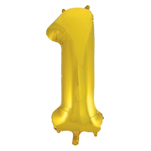Number 5 Gold Foil Balloon 86cm - Party Savers