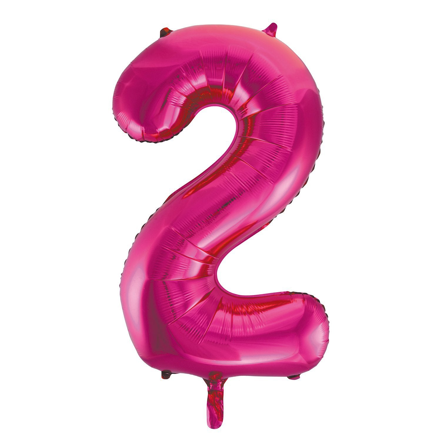 Number 1 Bright Pink Foil Balloon 86cm - Party Savers