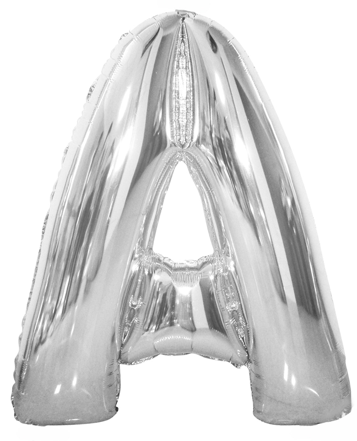 Letter A Silver Foil Balloon 86cm - Party Savers