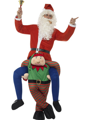 Mens Costume - Piggyback Elf - Party Savers