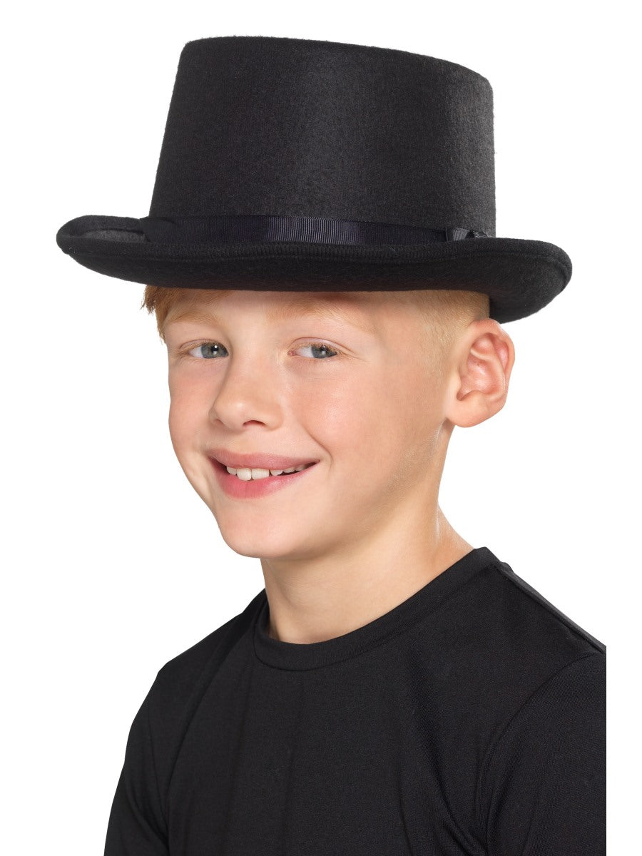 Black Kids Top Hat - Party Savers
