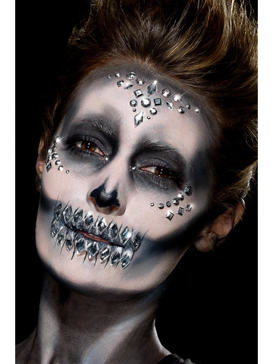 Silver Jewel Face Gems - Party Savers