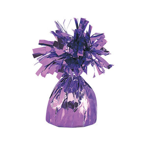 Purple Foil Balloon Weight - Party Savers