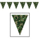Camo Pennant Banner 28cm x 3.65m - Party Savers