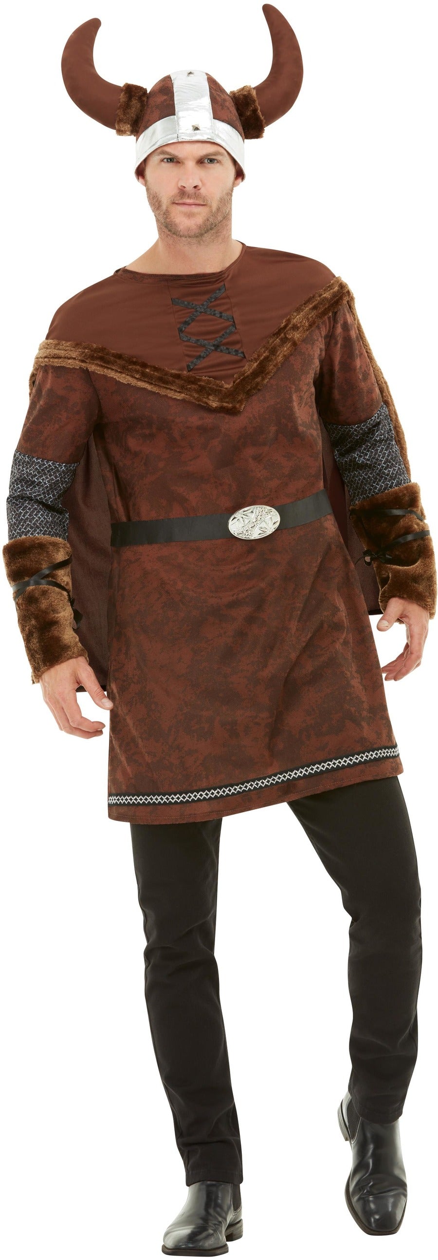 Viking Barbarian Costume Chest 38"-40", Leg Inseam 32.75" - Party Savers