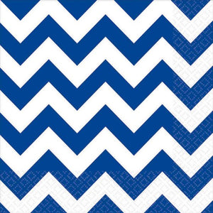 Chevron Lunch Napkins 33cm x 33cm 16pk