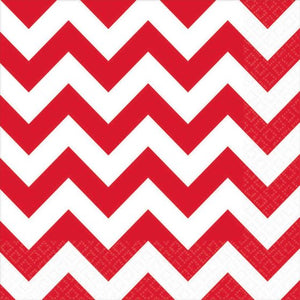 Chevron Lunch Napkins 33cm x 33cm 16pk