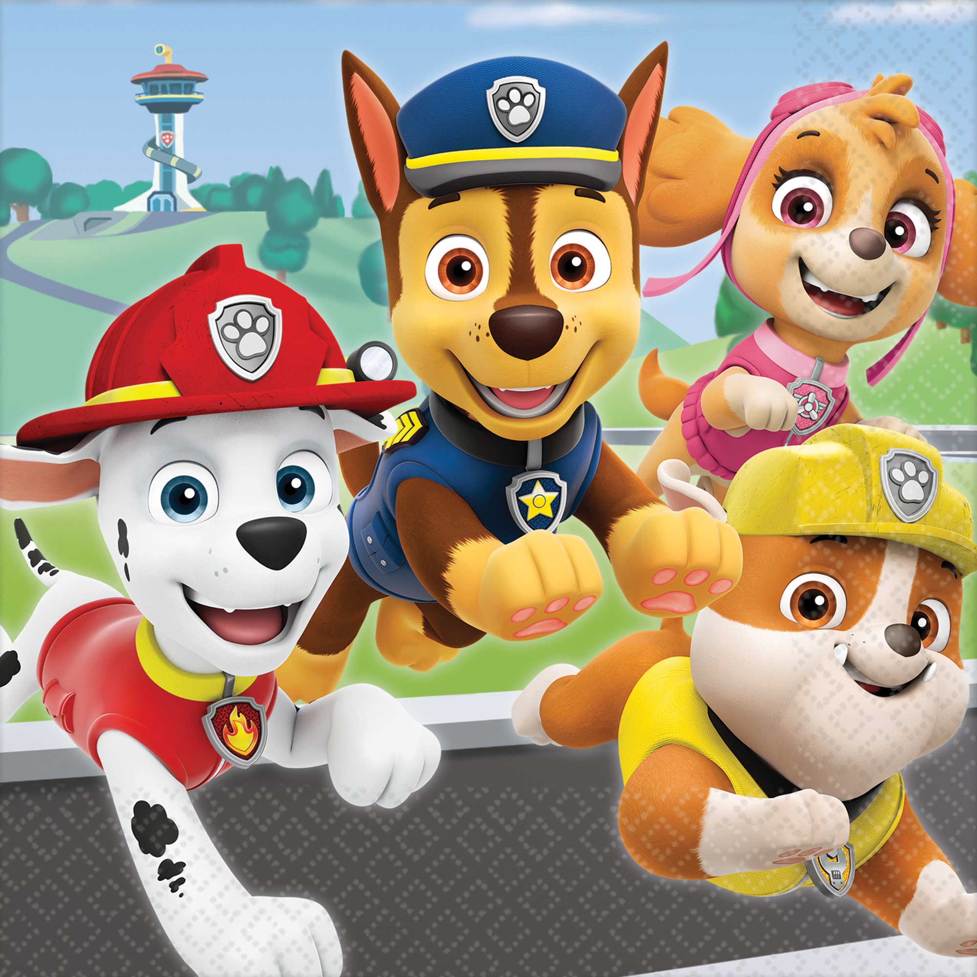Paw Patrol Adventures Lunch Napkins 32cm 16pk - Party Savers