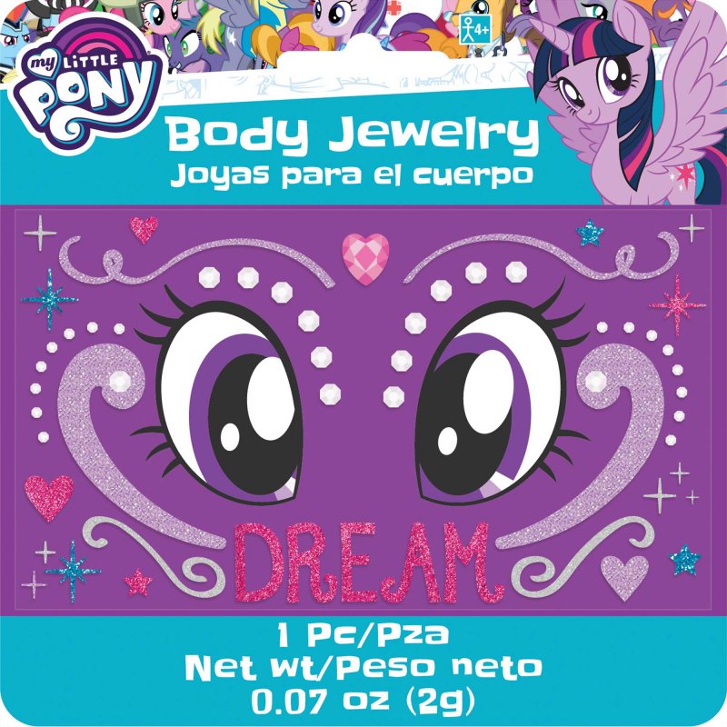 My Little Pony Friendship Adventures Body Jewelry Each - Party Savers