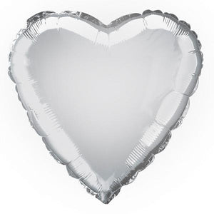 Purple Heart Foil Balloon 45cm - Party Savers