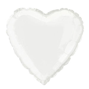 Pastel Blue Heart Foil Balloon 45cm - Party Savers