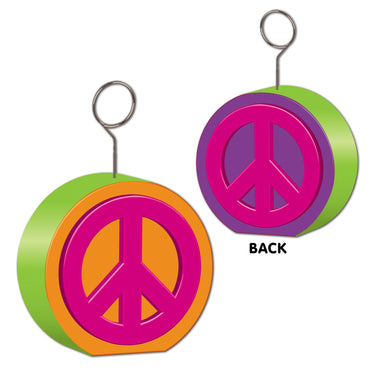 Peace Sign Balloon Weight 6 Oz - Party Savers