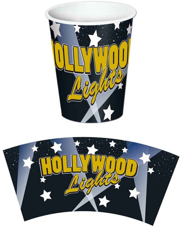 Hollywood Lights Beverage Cups 9Oz 8pk - Party Savers