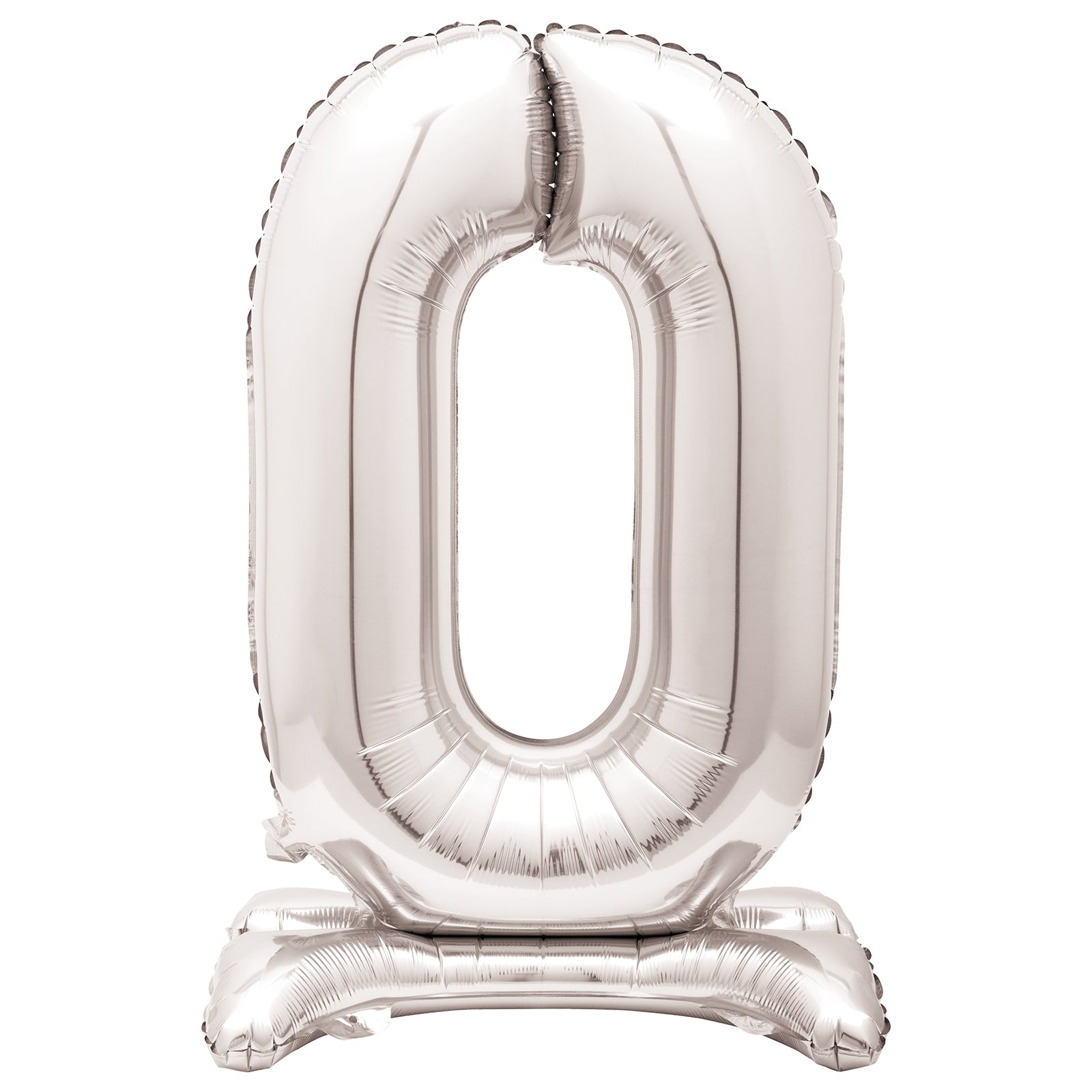 Silver Number 1 Standing Air-Filled Foil Balloon 76.2cm Each