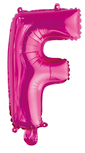Letter A Bright Pink Foil Balloon 35cm - Party Savers