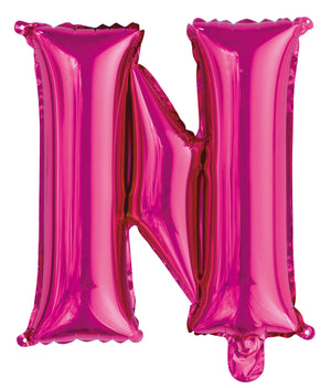 Letter C Bright Pink Foil Balloon 35cm - Party Savers