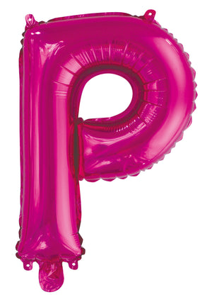 Letter A Bright Pink Foil Balloon 35cm - Party Savers