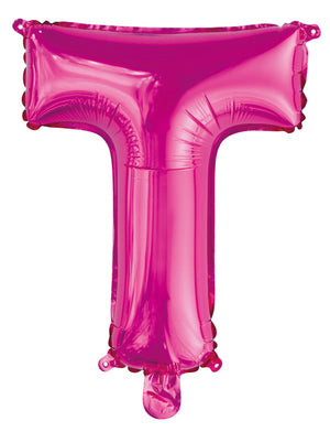 Letter A Bright Pink Foil Balloon 35cm - Party Savers