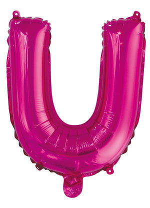 Letter A Bright Pink Foil Balloon 35cm - Party Savers