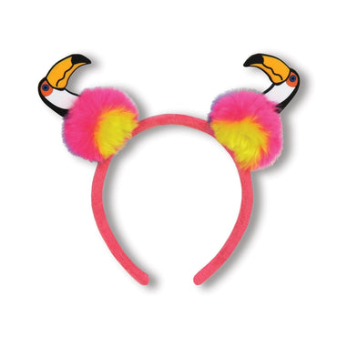 Toucan Pom-Pom Headband Each - Party Savers