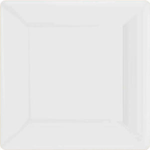 Gold Square Paper Plates 17cm 20pk - Party Savers