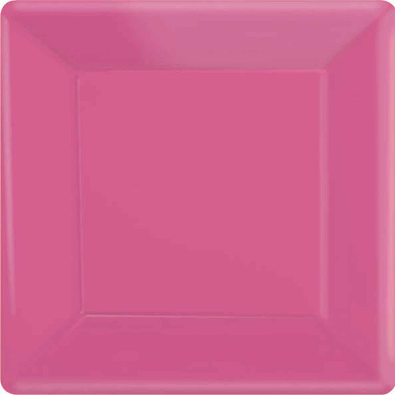 Square NPC Paper Snack Plates FSC 17cm 20pk
