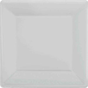 Square NPC Paper Snack Plates FSC 17cm 20pk