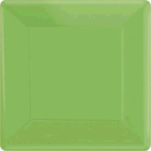 Square NPC Paper Snack Plates FSC 17cm 20pk