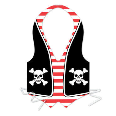 Plastic Pirate Vest Each - Party Savers
