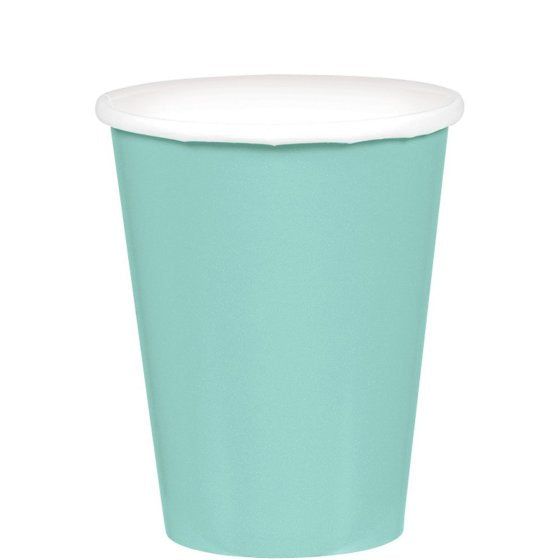 Robin's Egg Blue Paper Cups 266ml 20pk