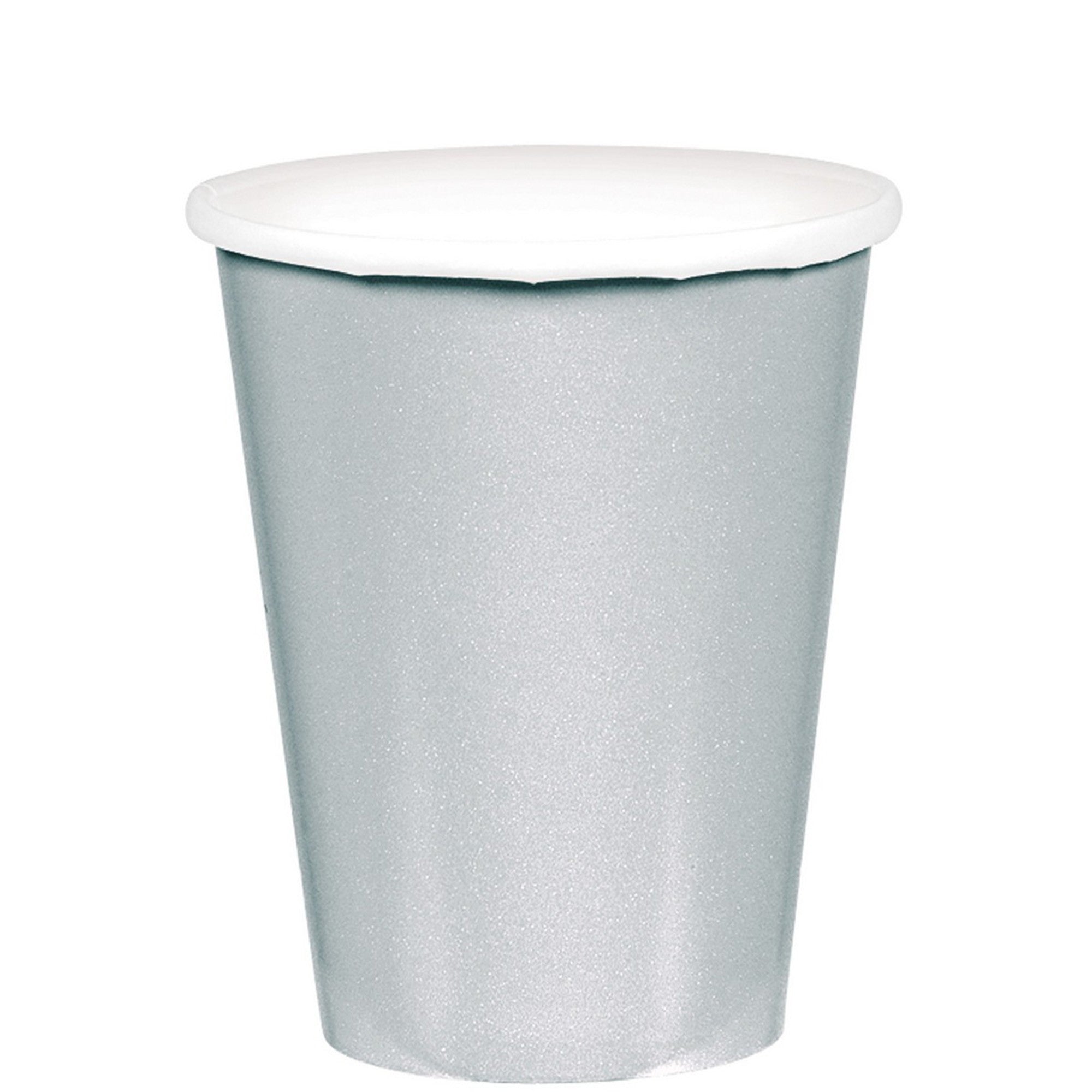 Silver Paper Cups 266ml 20pk