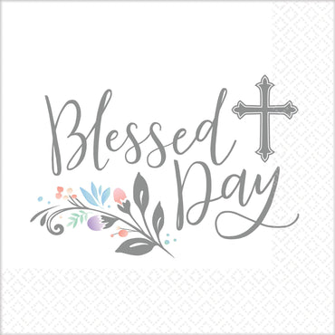 Holy Day Lunch Napkins Blessed Day 36pk