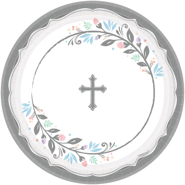 Holy Day Round Paper Plates 26cm 18pk