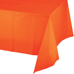 Yellow Plastic Rectangular Tablecover 137cm x 274cm - Party Savers