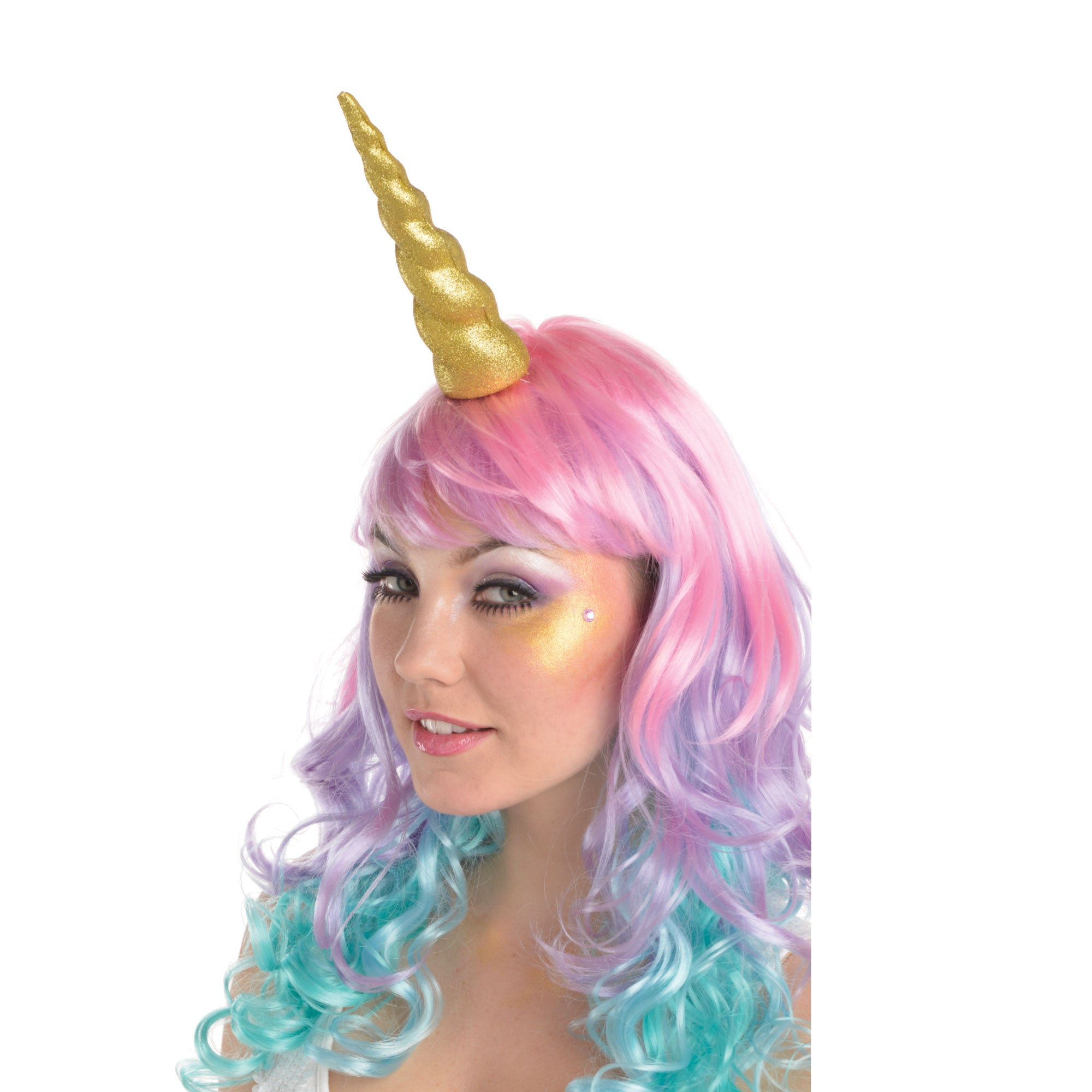 Unicorn Horn Gold Glittered - Party Savers